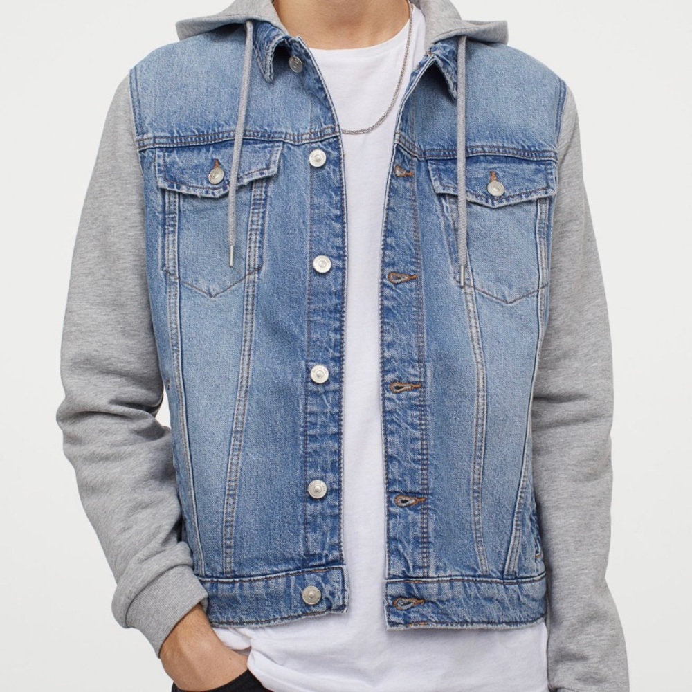 Men’s H&M Hooded Denim Jacket (M) *NWT*
